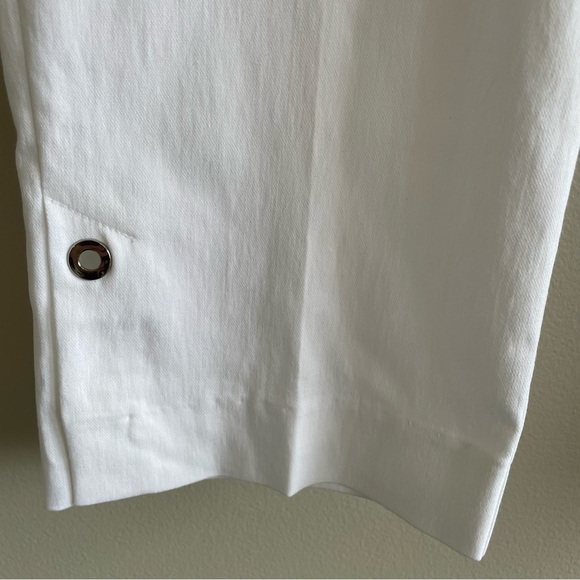 Elliott Lauren Women's Pull On White Ankle Pant Size 16 - Picture 6 of 12